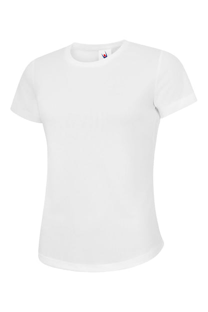 Uneek Ladies Ultra Cool T Shirt UC316 - White - Customisable T-Shirts