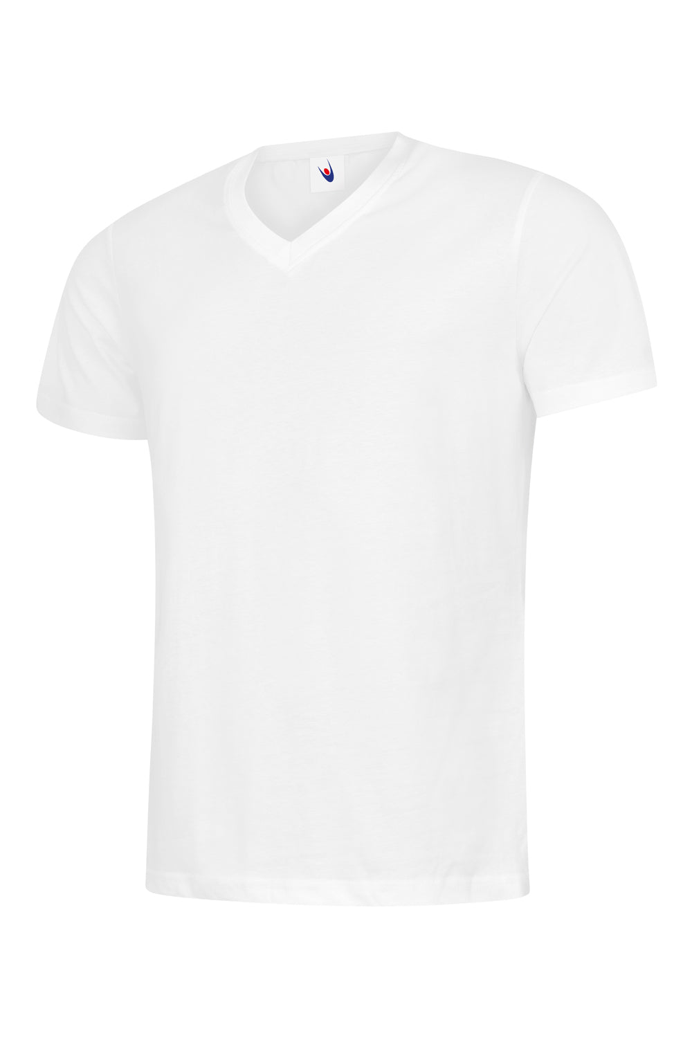 Classic V Neck T-shirt - UC317 - White - Customisable T-Shirt