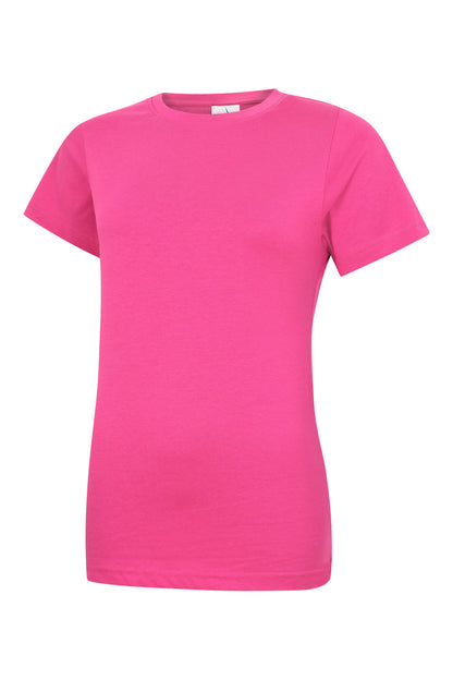 Ladies Classic T-Shirt - UC318 - Hot Pink - Customisable T-Shirt