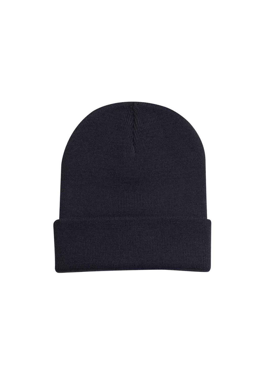 Heavyweight Cuffed Beanie - UC410 - Black One size - Customisable Hats