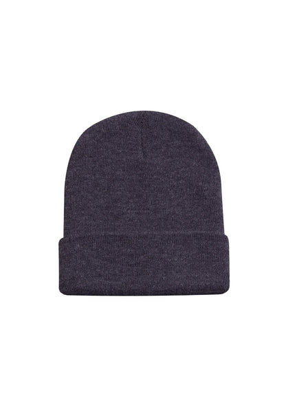 Uneek Heavweight Cuffed Beanies uc410 - Charcoal ONE - Customisable Hats