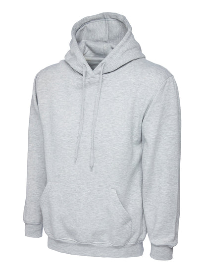 Classic Hooded Sweatshirt - UC502 - Heather Grey - Customisable Sweatshirts