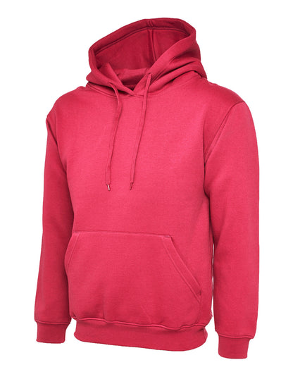 Classic Hooded Sweatshirt - UC502 - Hot Pink - Customisable Sweatshirts