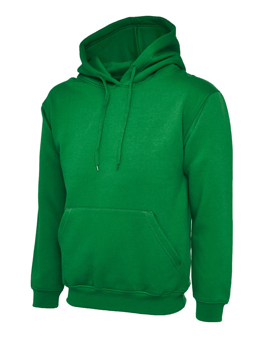Uneek Classic Hooded Sweatshirt Kelly Green UC502 - Kelly Green - Customisable Sweatshirts