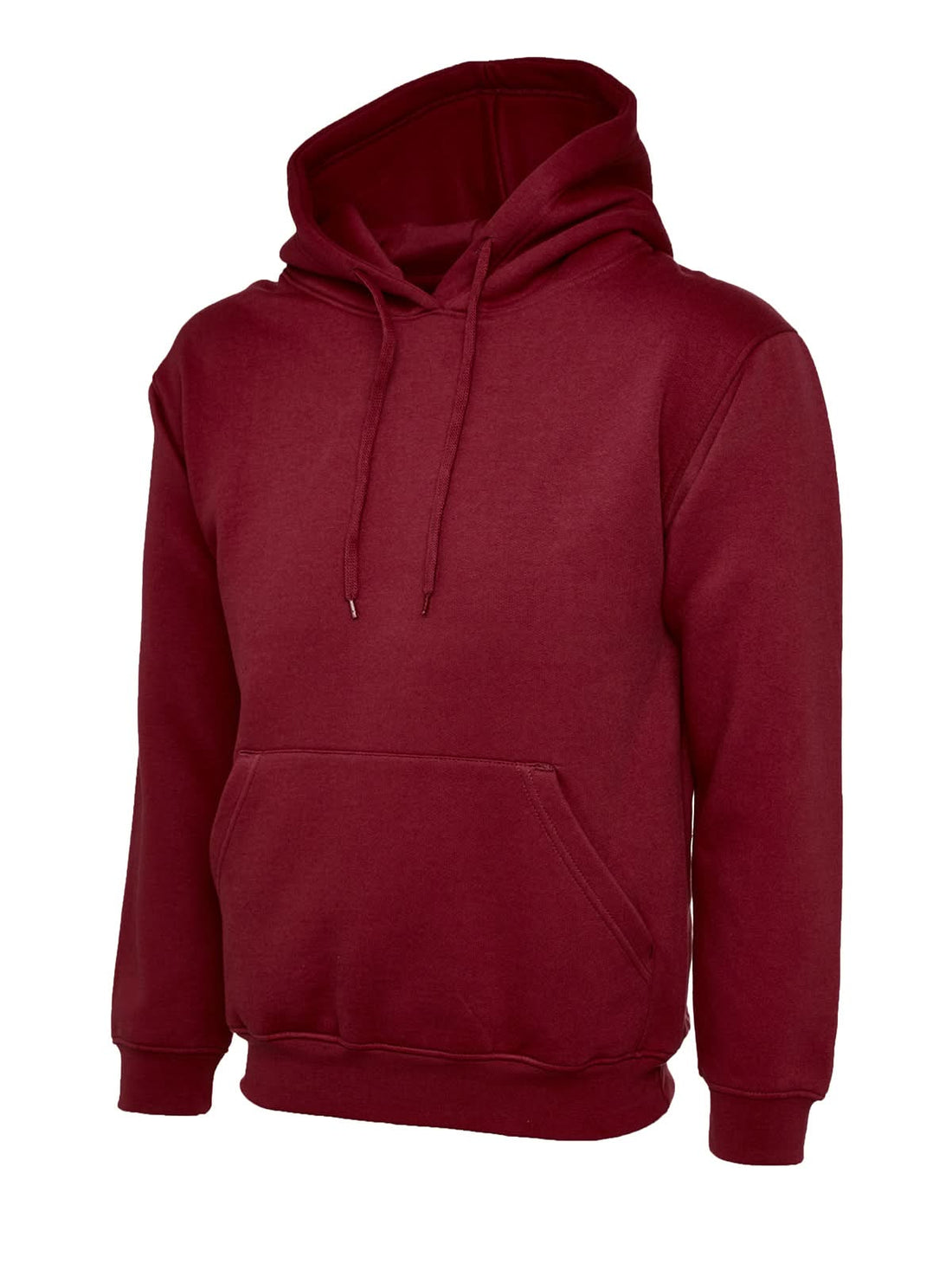 Uneek Classic Hooded Sweatshirt Maroon UC502 - Maroon - Customisable Sweatshirts