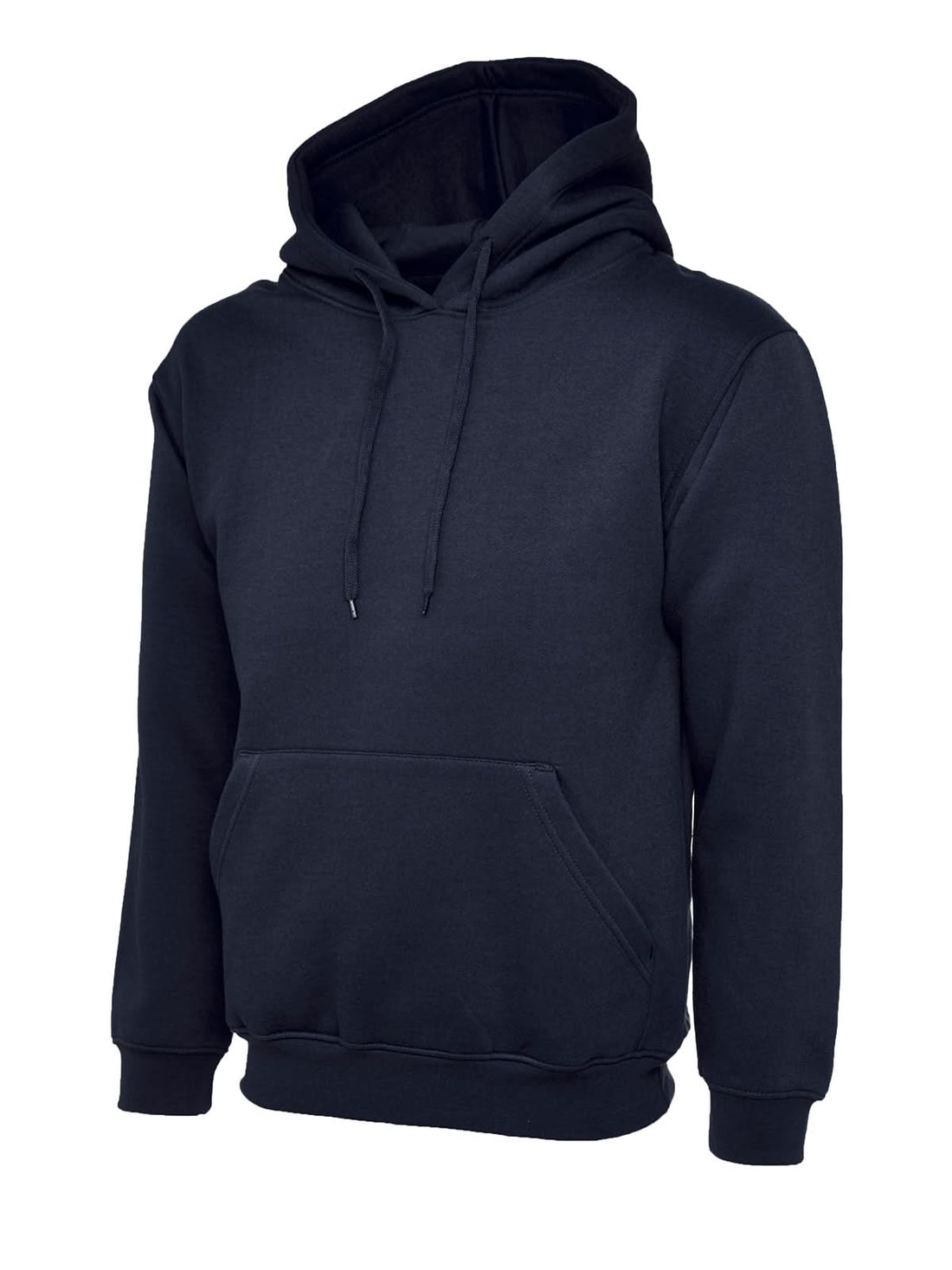 Uneek Classic Hooded Sweatshirt Navy UC502 - Navy - Customisable Sweatshirts