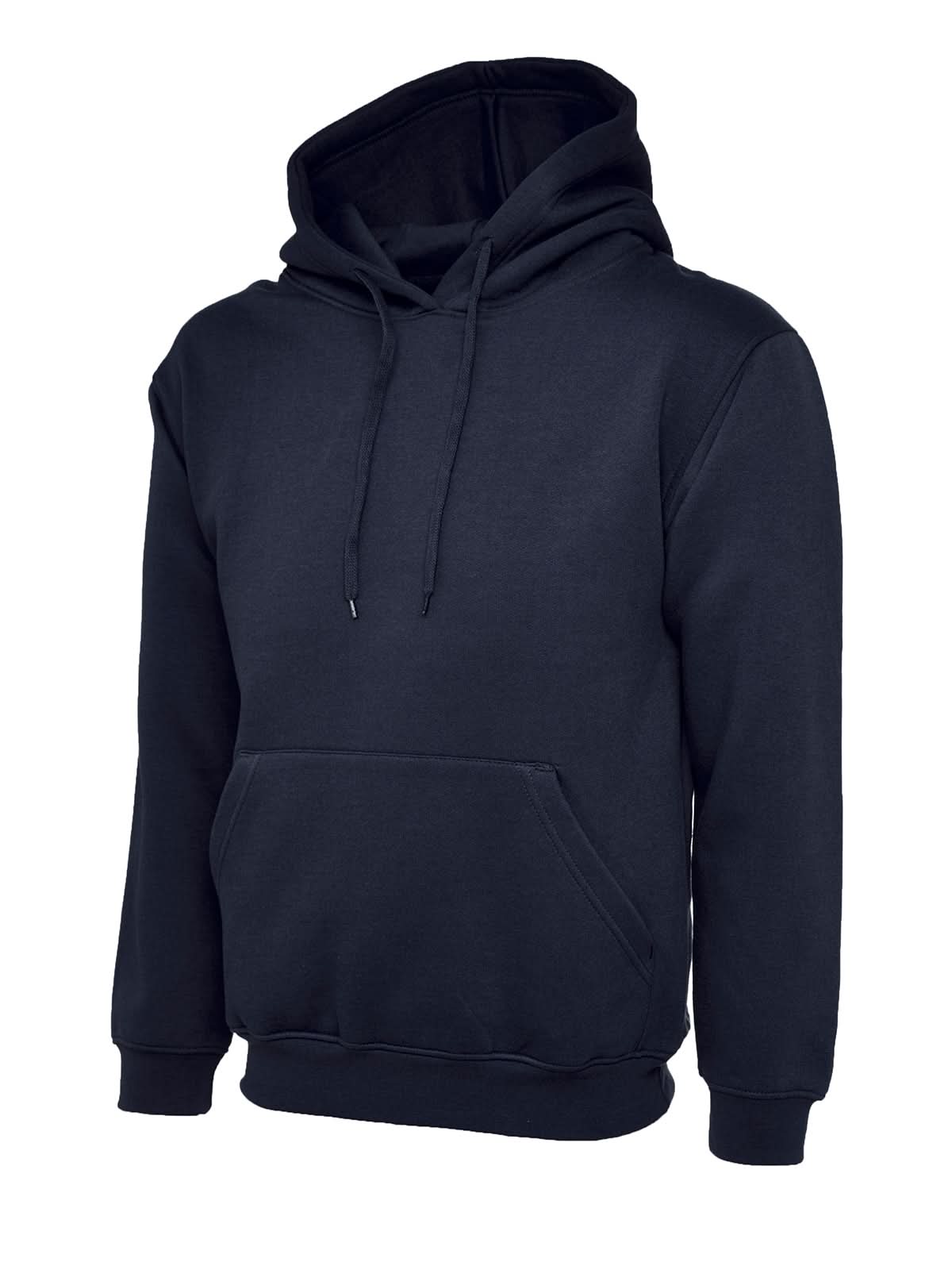 Uneek Classic Hooded Sweatshirt Navy UC502 - Navy - Customisable Sweatshirts