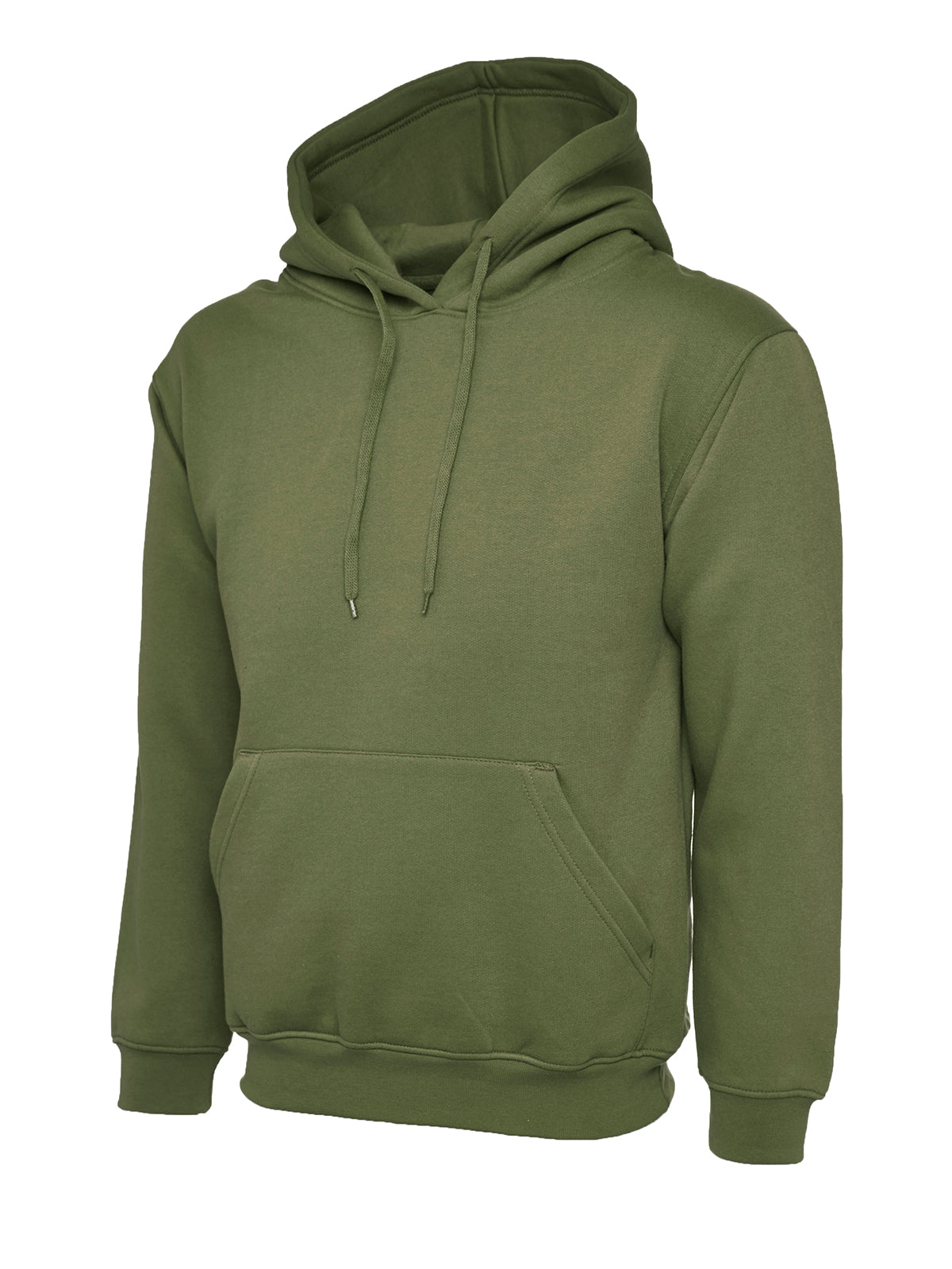 Classic Hooded Sweatshirt - UC502 - Olive - Customisable Sweatshirts