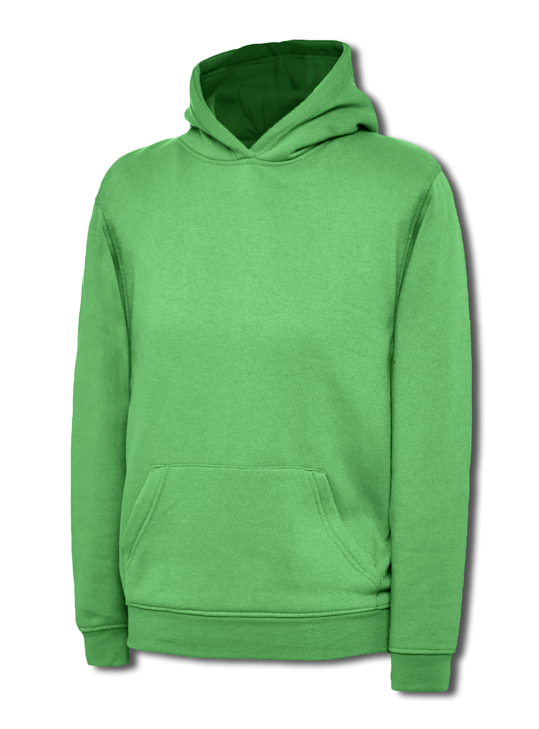 Uneek Childrens Classic Hooded Sweatshirt Kelly Green UC503 - Kelly Green - Customisable Sweatshirts
