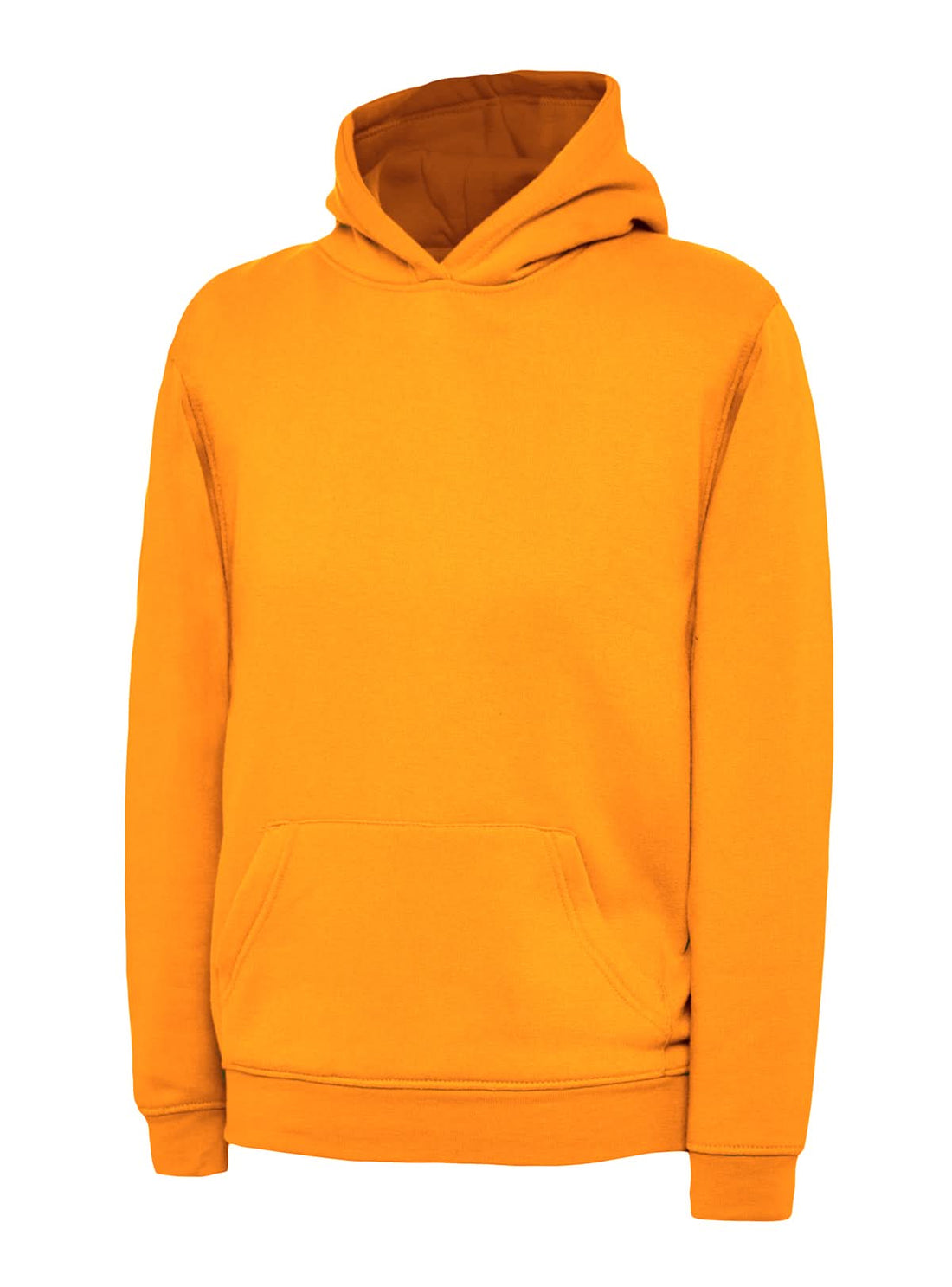 Uneek Childrens Classic Hooded Sweatshirt Orange UC503 - Orange - Customisable Sweatshirts