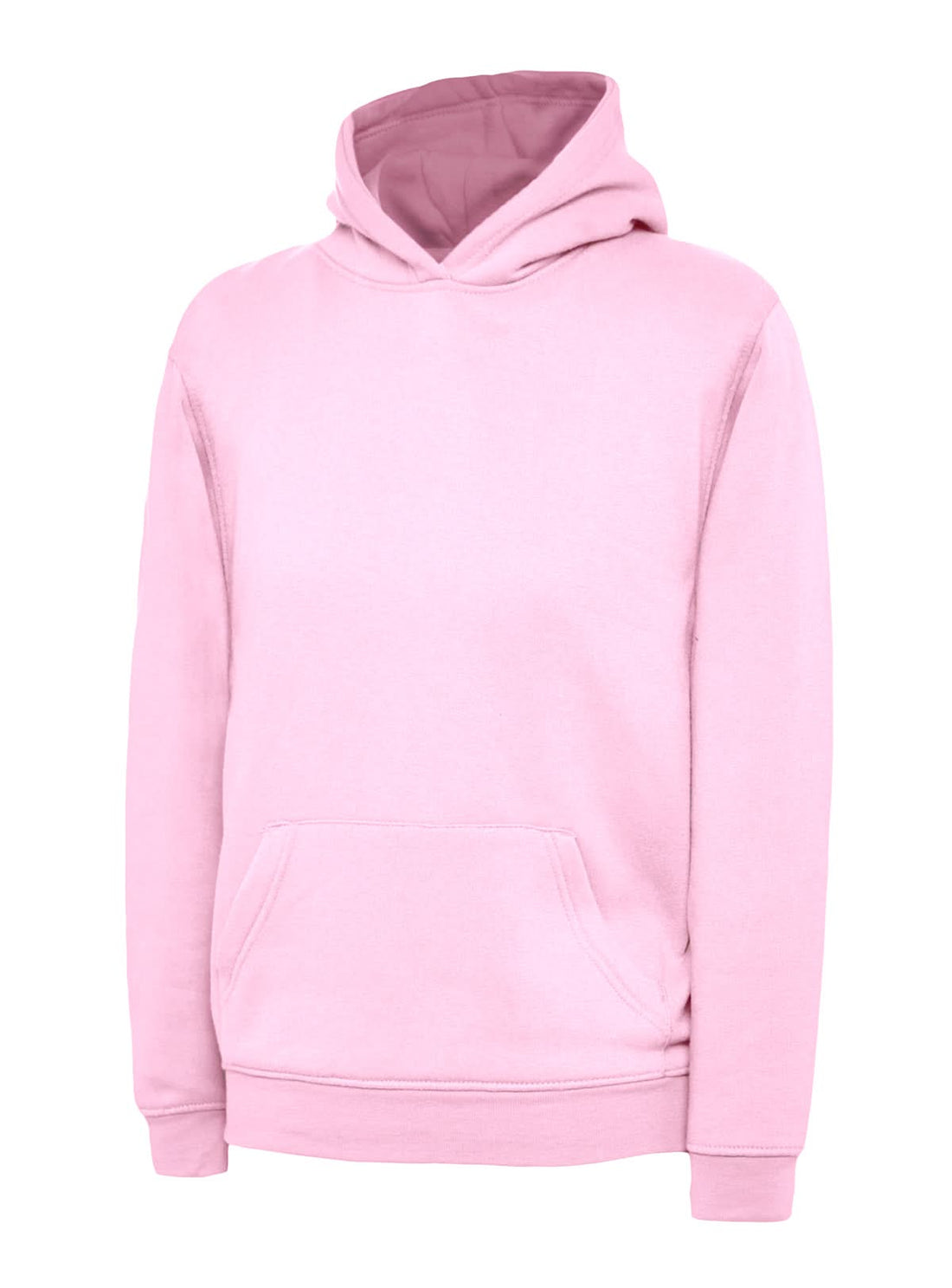 Uneek Childrens Classic Hooded Sweatshirt Pink UC503 - Pink - Customisable Sweatshirts