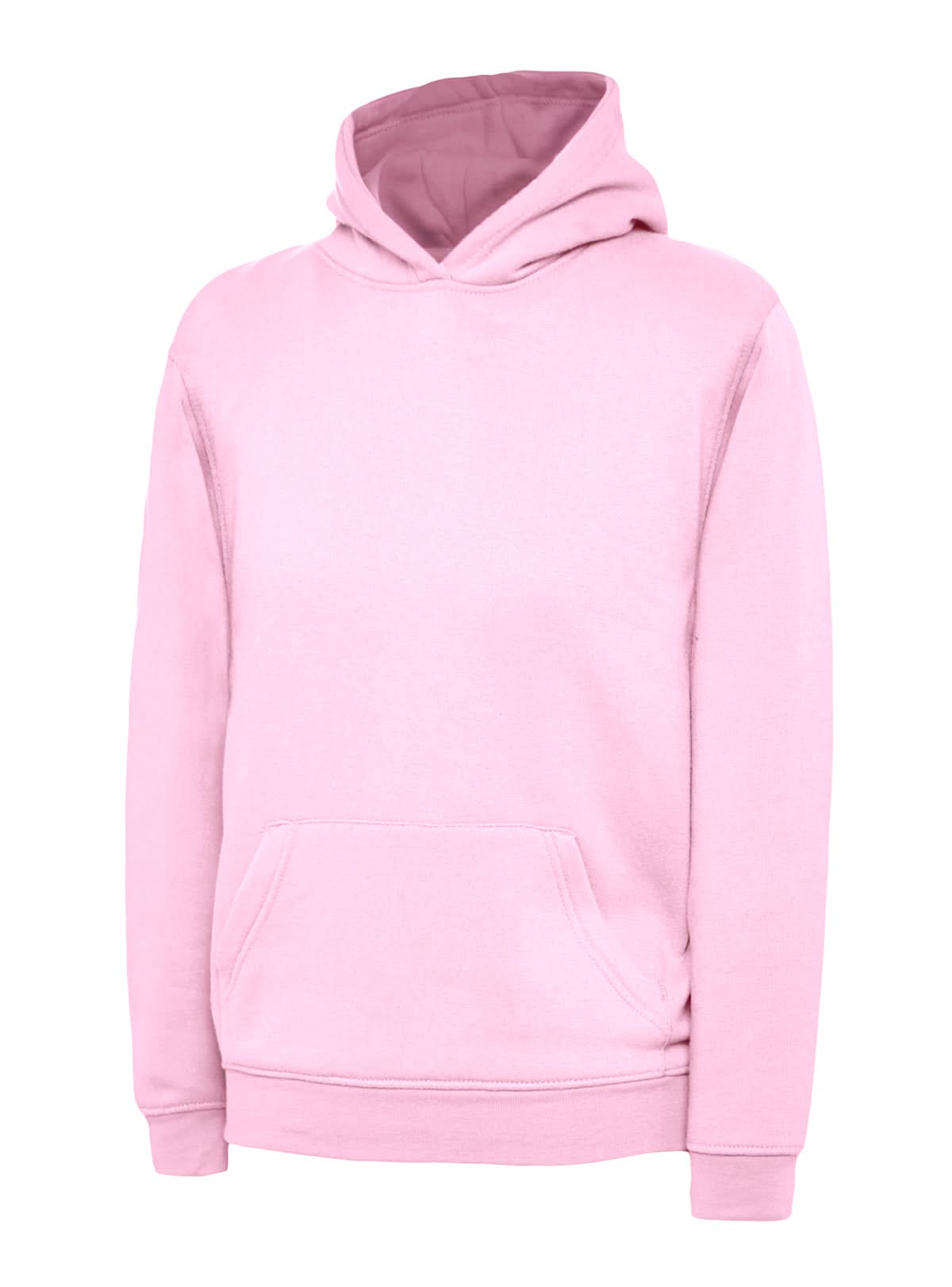 Uneek Childrens Classic Hooded Sweatshirt Pink UC503 - Pink - Customisable Sweatshirts