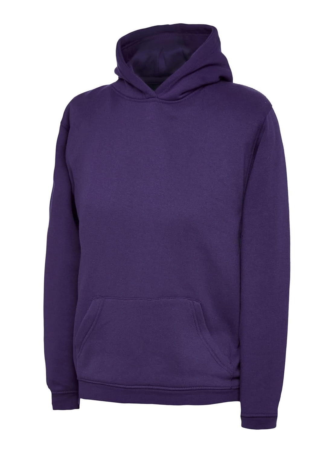 Uneek Childrens Classic Hooded Sweatshirt Purple UC503 - Purple - Customisable Sweatshirts