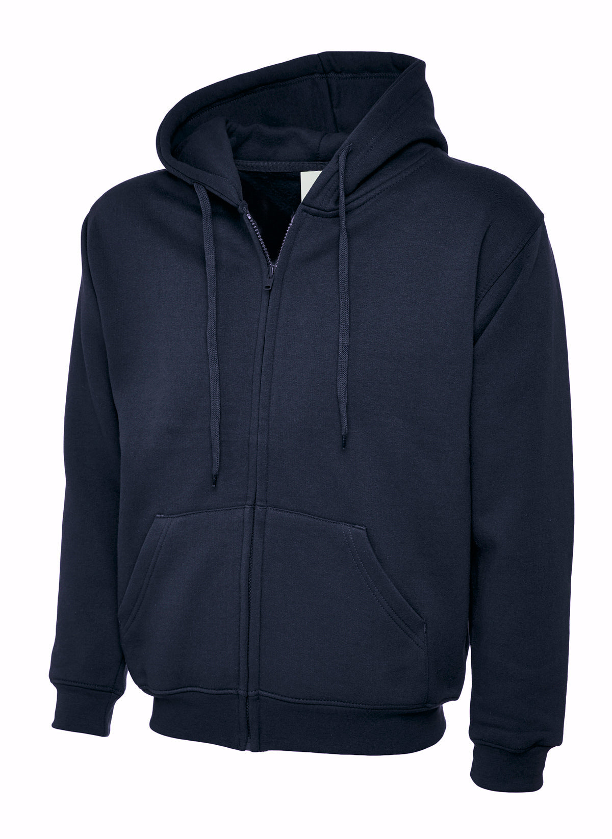 Adults Classic Full Zip Hooded Sweatshirt - UC504 - Navy - Customisable Sweatshirts