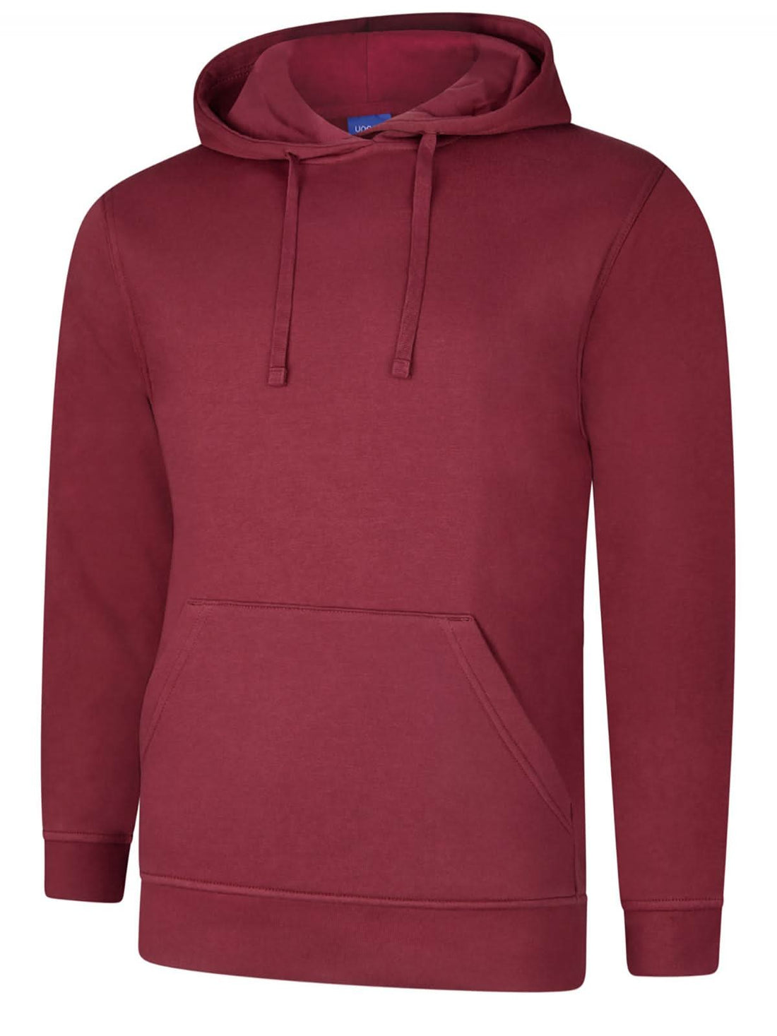 Uneek Deluxe Hooded Sweatshirt Maroon UC509 - Maroon - Customisable Sweatshirts