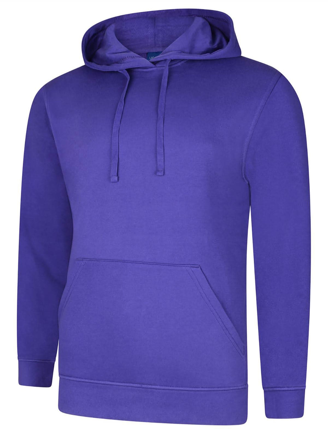 Uneek Deluxe Hooded Sweatshirt Purple UC509 - Purple - Customisable Sweatshirts