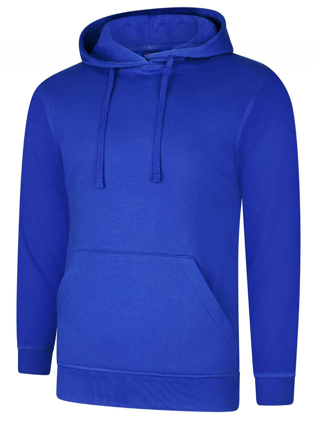 Uneek Deluxe Hooded Sweatshirt Royal UC509 - Royal - Customisable Sweatshirts