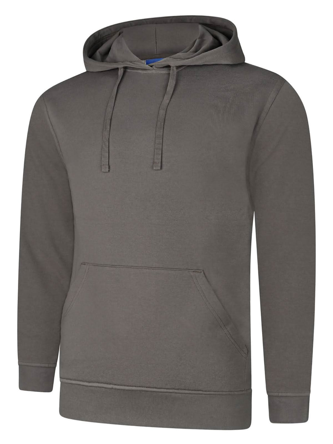 Uneek Deluxe Hooded Sweatshirt Steel Grey UC509 - Steel Grey - Customisable Sweatshirts