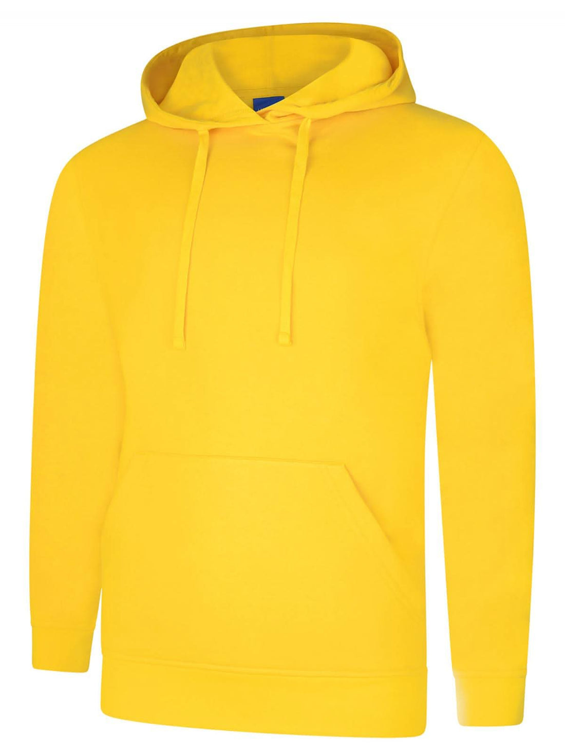 Uneek Deluxe Hooded Sweatshirt Yellow UC509 - Yellow - Customisable Sweatshirts