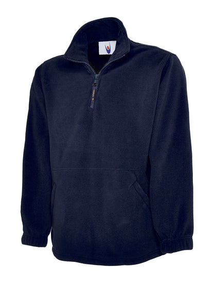 Classic 1/4 Zip Fleece Jacket - UC602 - Navy - Customisable Jacket