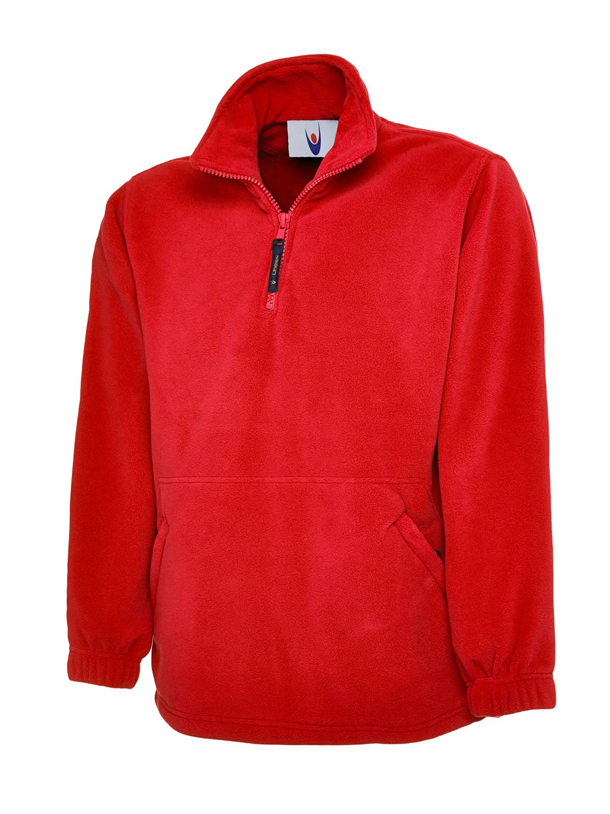 Uneek Classic 14 Zip Fleece Jacket UC602 - Red - Customisable Jackets