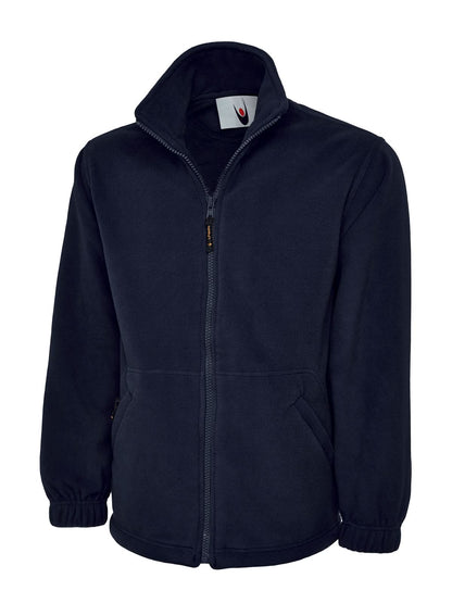 Uneek Classic Full Zip Fleece Jacket UC604 - Navy - Customisable Jackets