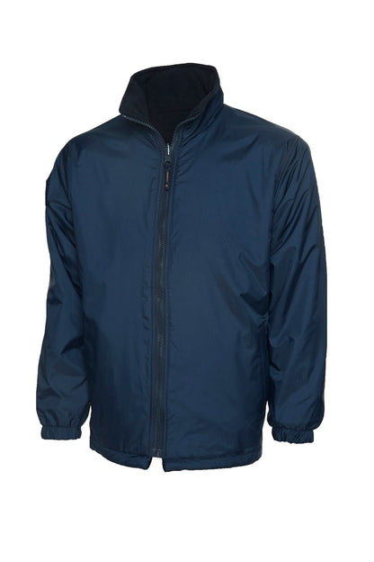 Uneek Childrens Reversible Fleece Jacket UC606 - Navy - Customisable Jackets