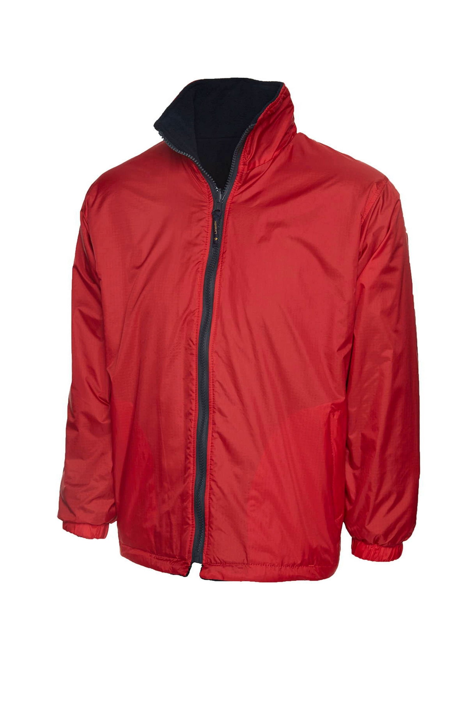 Uneek Childrens Reversible Fleece Jacket UC606 - Red Navy - Customisable Jackets