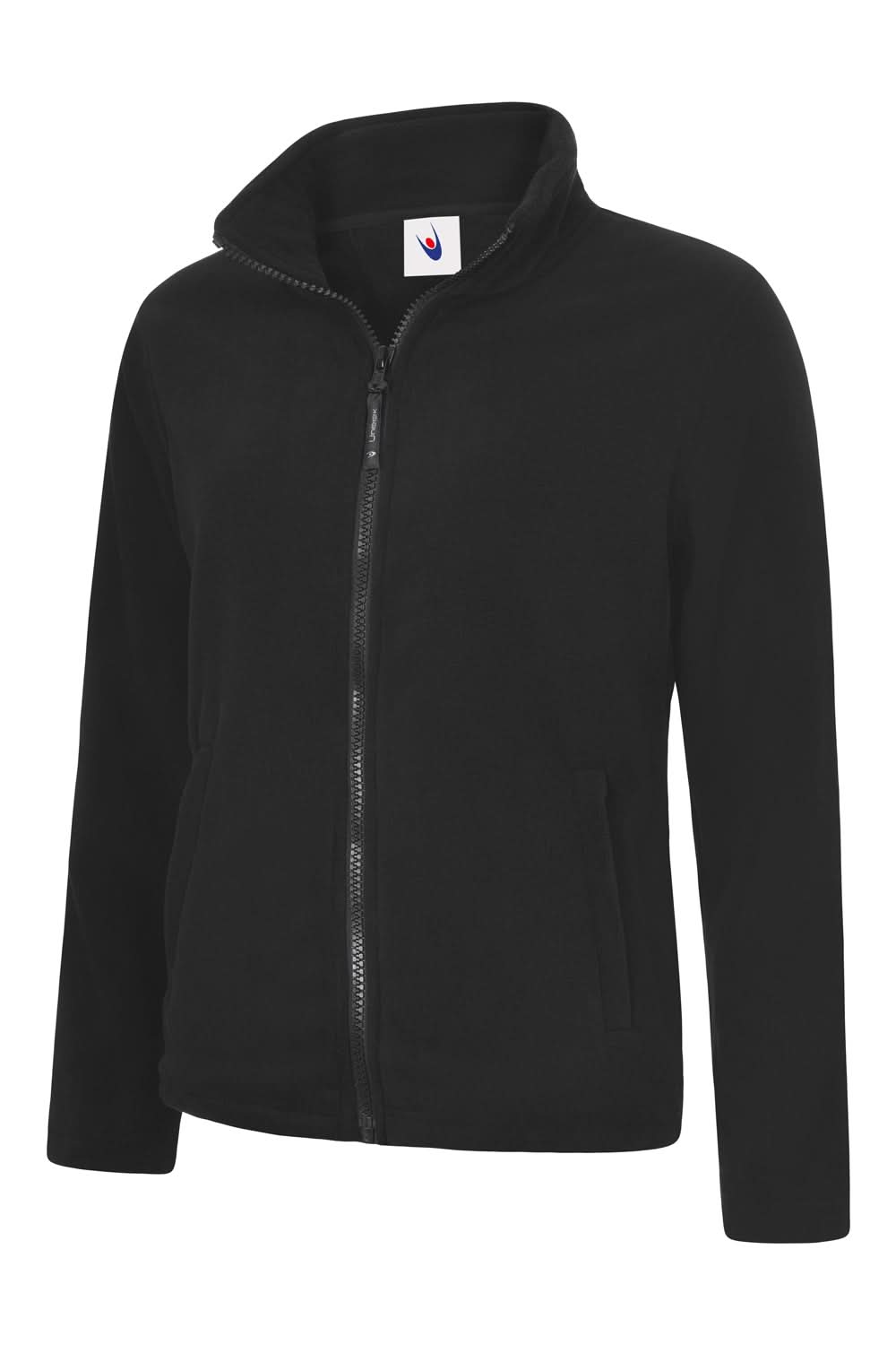 Uneek Ladies Classic Full Zip Fleece Jacket UC608 - Black - Customisable Jackets