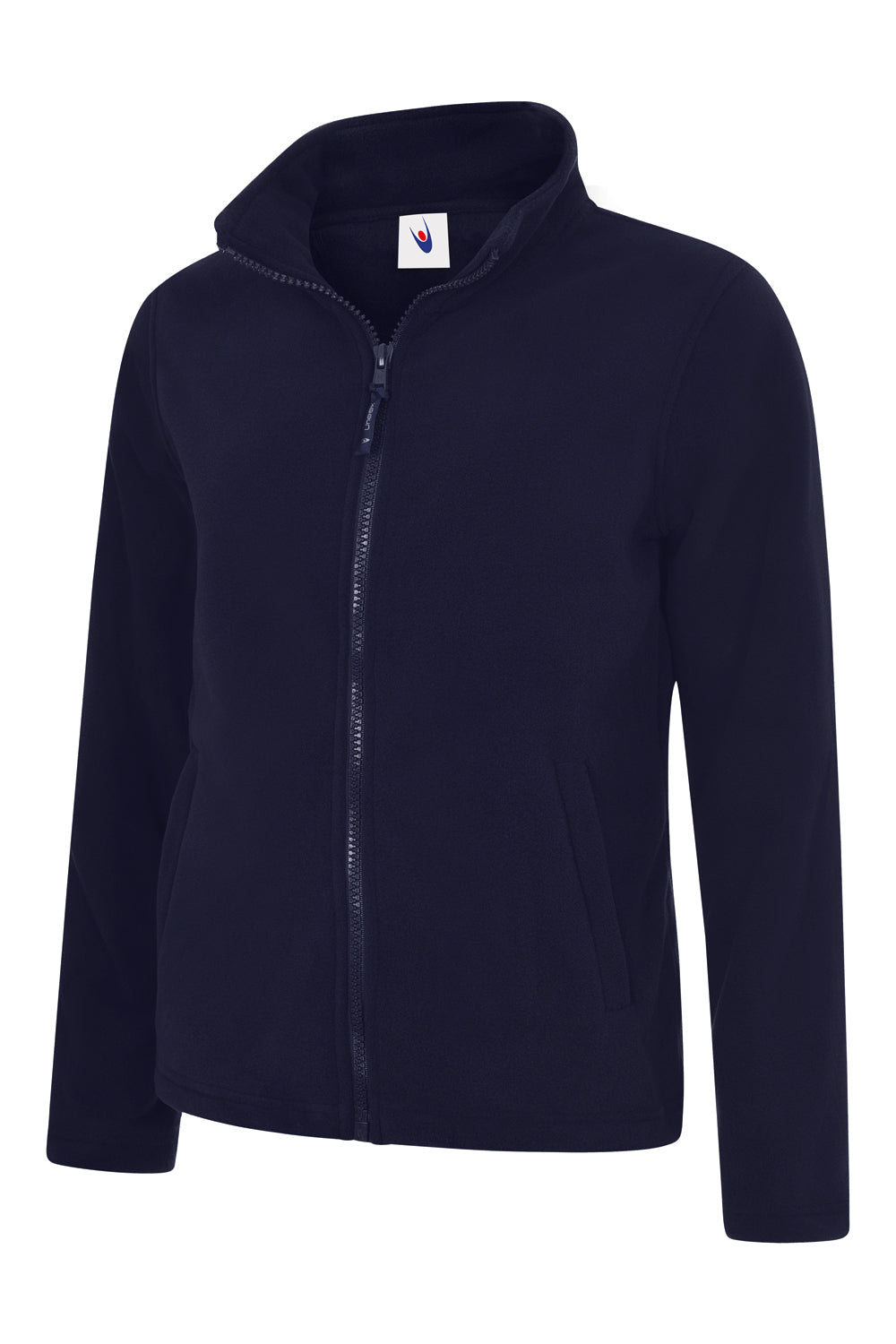 Ladies Classic Full Zip Fleece Jacket - UC608 - Navy - Customisable Jacket