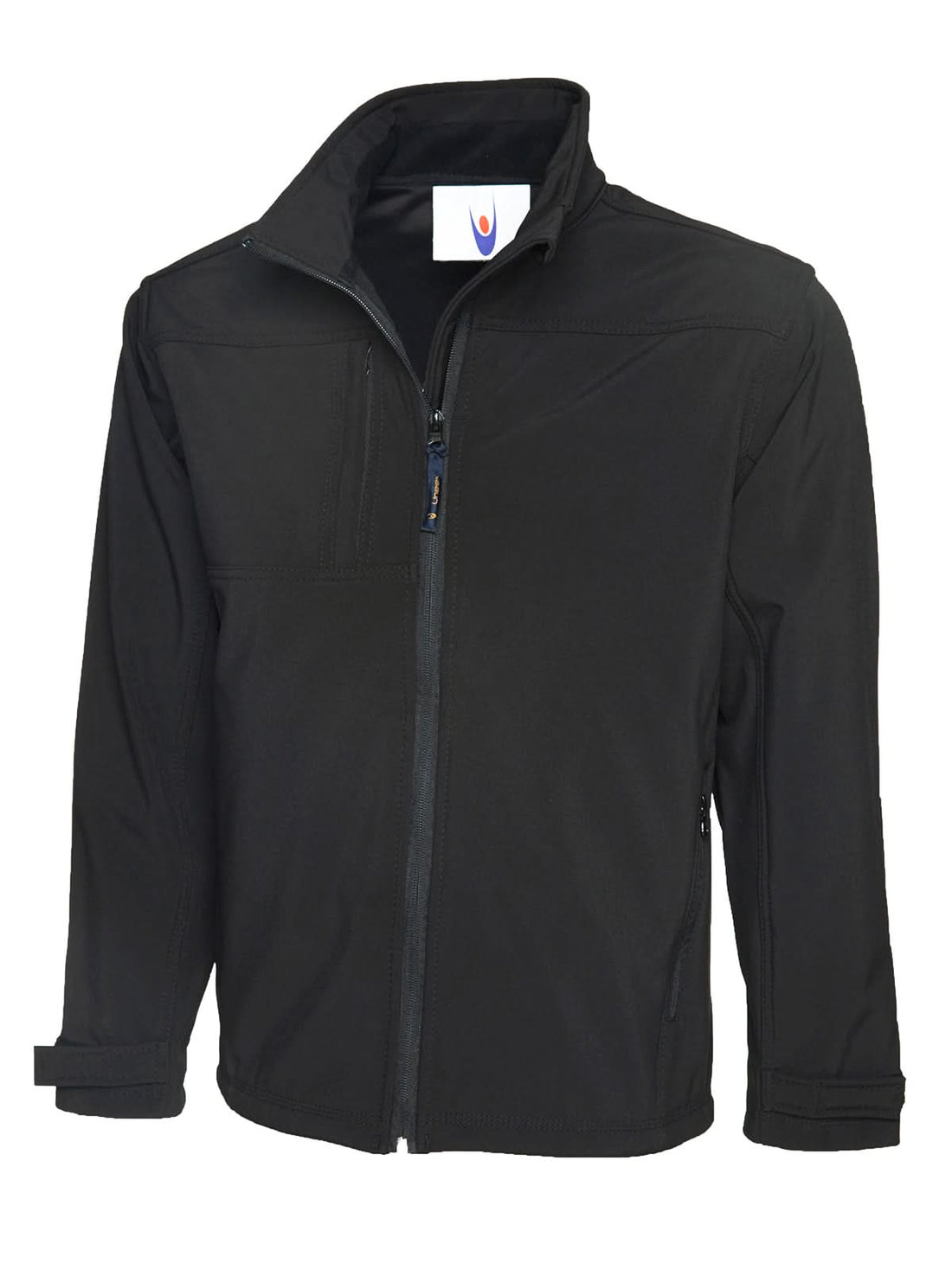 Uneek Deluxe Full Zip Soft Shell Jacket UC611 - Black - Customisable Jacket
