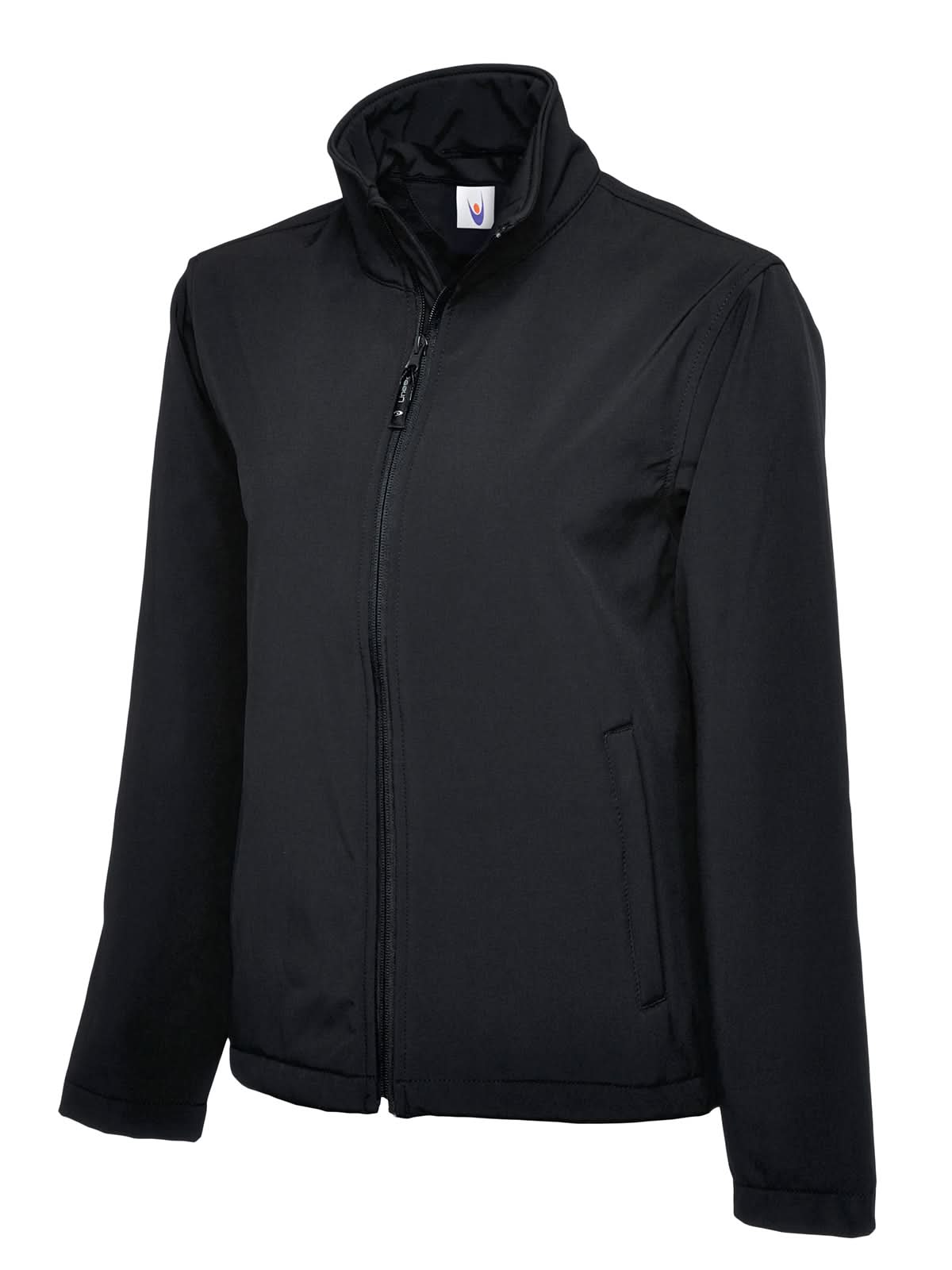 Uneek Classic Full Zip Soft Shell Jacket UC612 - Black - Customisable Jackets