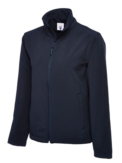 Uneek Classic Full Zip Soft Shell Jacket UC612 - Navy - Customisable Jackets