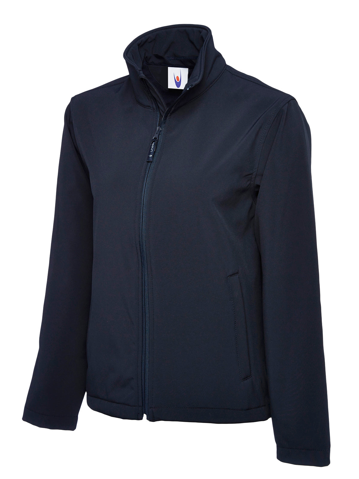 Classic Full Zip Soft Shell Jacket - UC612 - Navy - Customisable Jacket