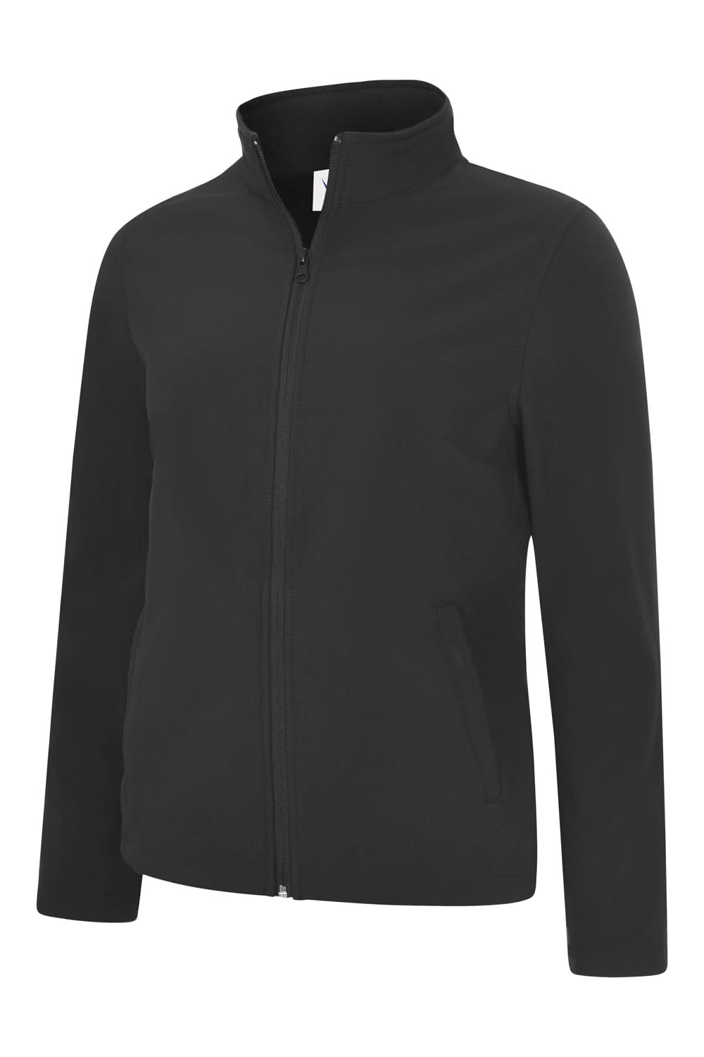 Uneek Ladies Classic Full Zip Soft Shell Jacket UC613 - Black - Customisable Jackets