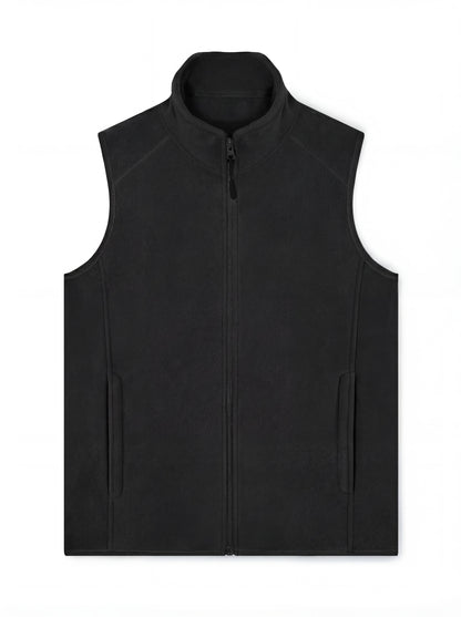 Microfleece Gilet - UC618 - Black - Customisable GILETS