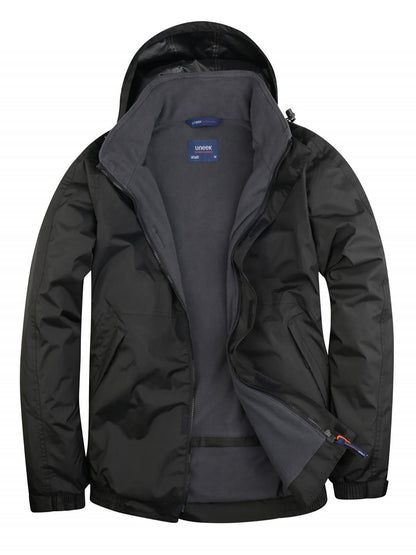 Premium Outdoor Jacket - UC620 - Black Grey - Customisable Jacket