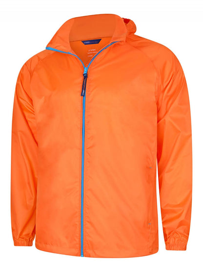 Uneek Active Jacket UC630 - Fiery Orange Surf Blue - Customisable Jackets