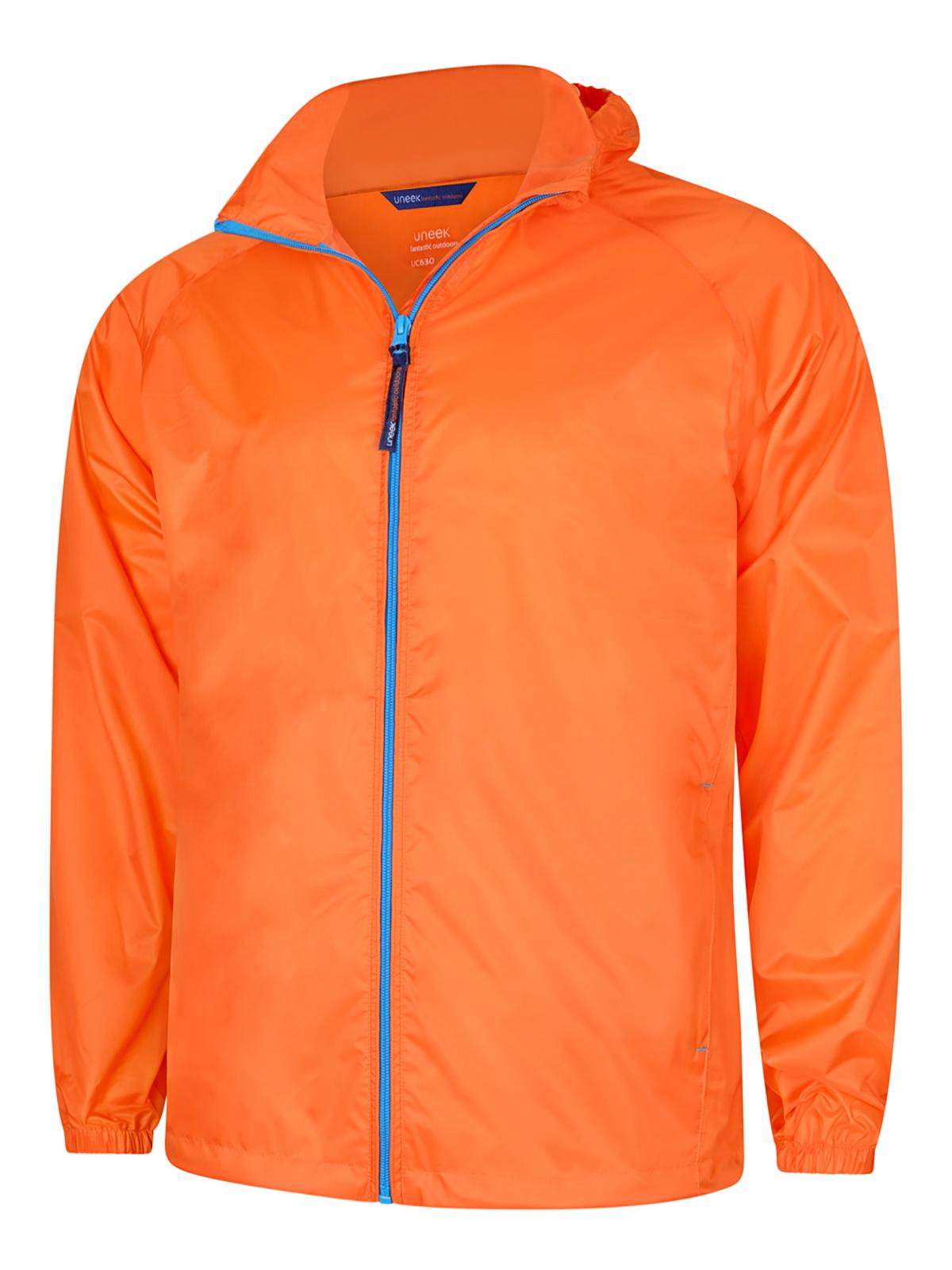 Active Jacket - UC630 - Fiery Orange Surf Blue - Customisable Jacket