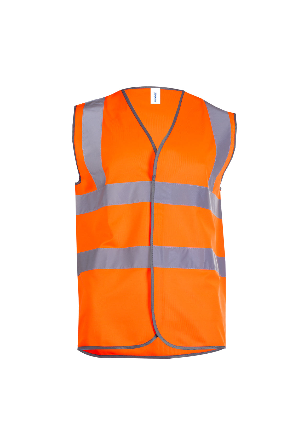 Hi Vis Safety Waistcoat - UC801 - Orange - Customisable Hi-Vis Vest