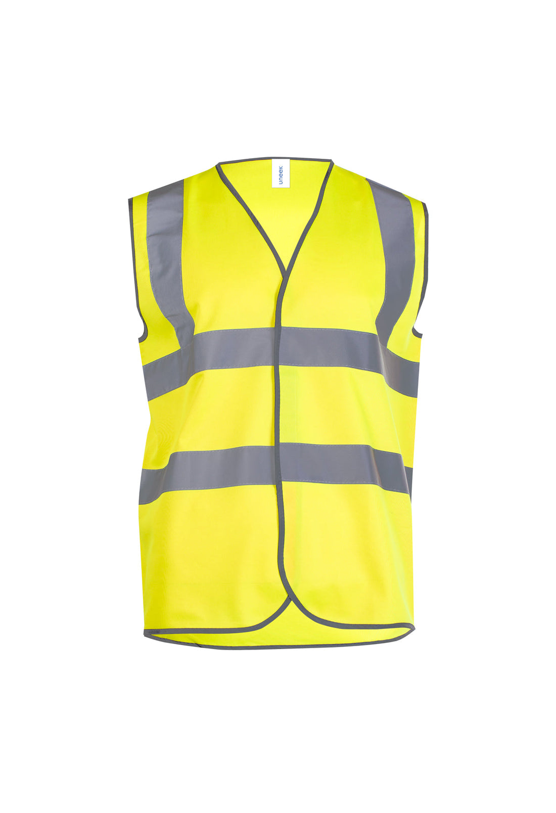 Hi Vis Safety Waistcoat - UC801 - Yellow - Customisable Hi-Vis Vest