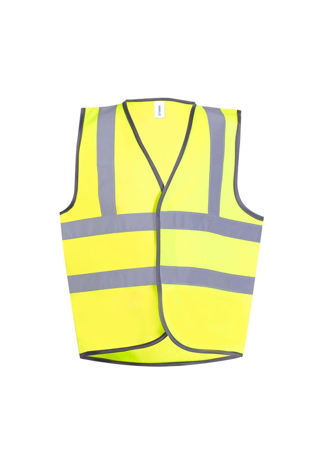 Uneek Childrens Hi Vis Waist Coat UC806 - Yellow - Customisable HV Vest