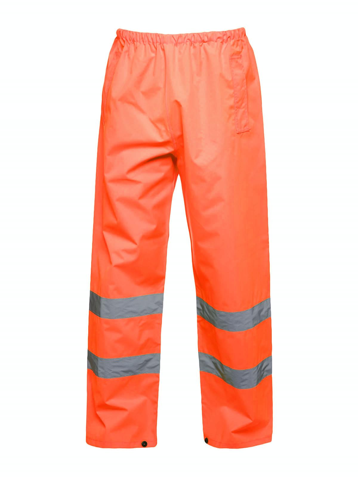 Hi Vis Trouser - UC807 - Orange - Customisable Hi-Vis Trousers