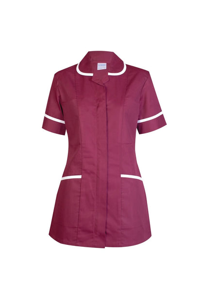 Uneek Ladies Heavyweight Tunic UC923 - Maroon - Customisable Tunic