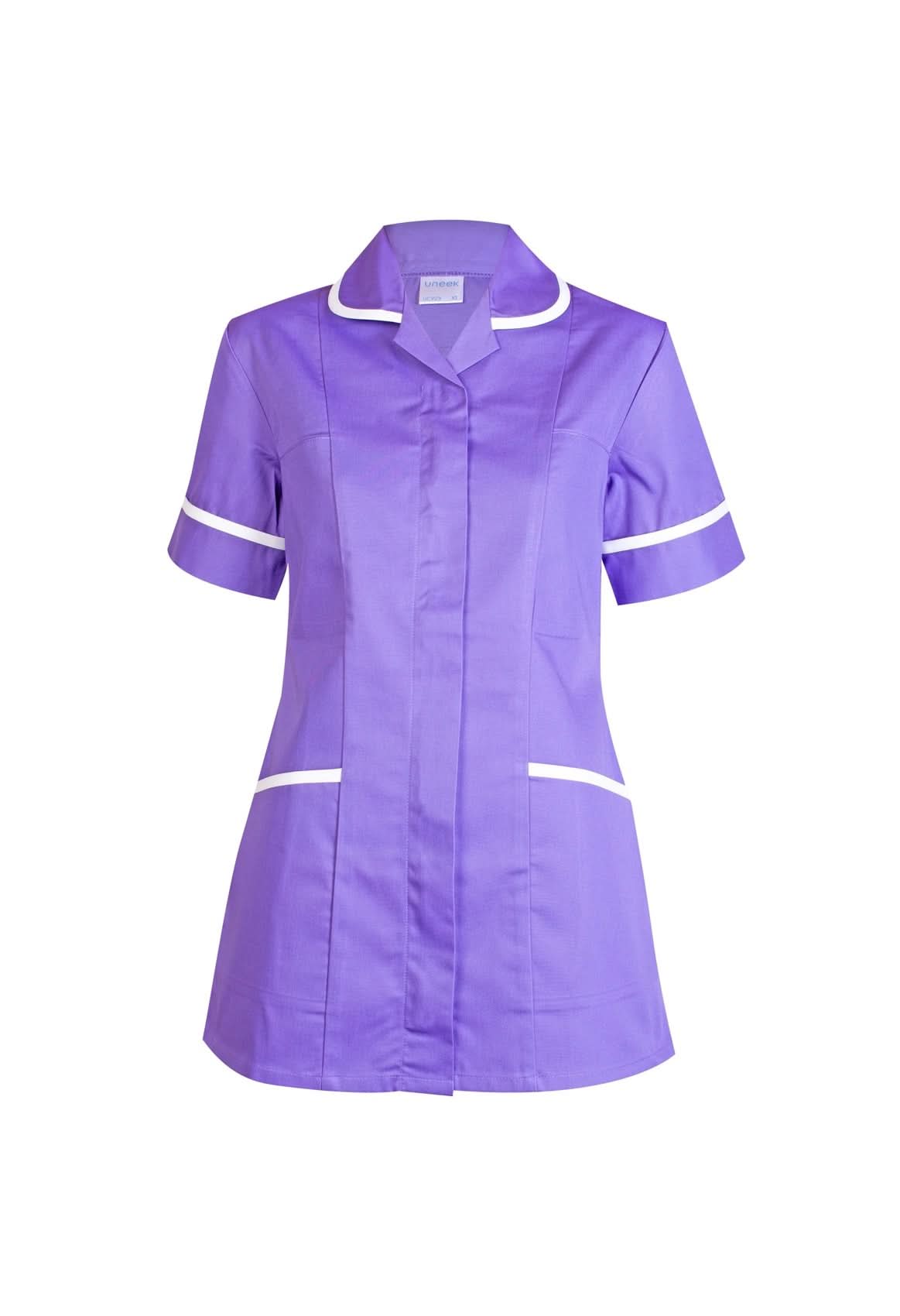Uneek Ladies Heavyweight Tunic UC923 - Purple - Customisable Tunic