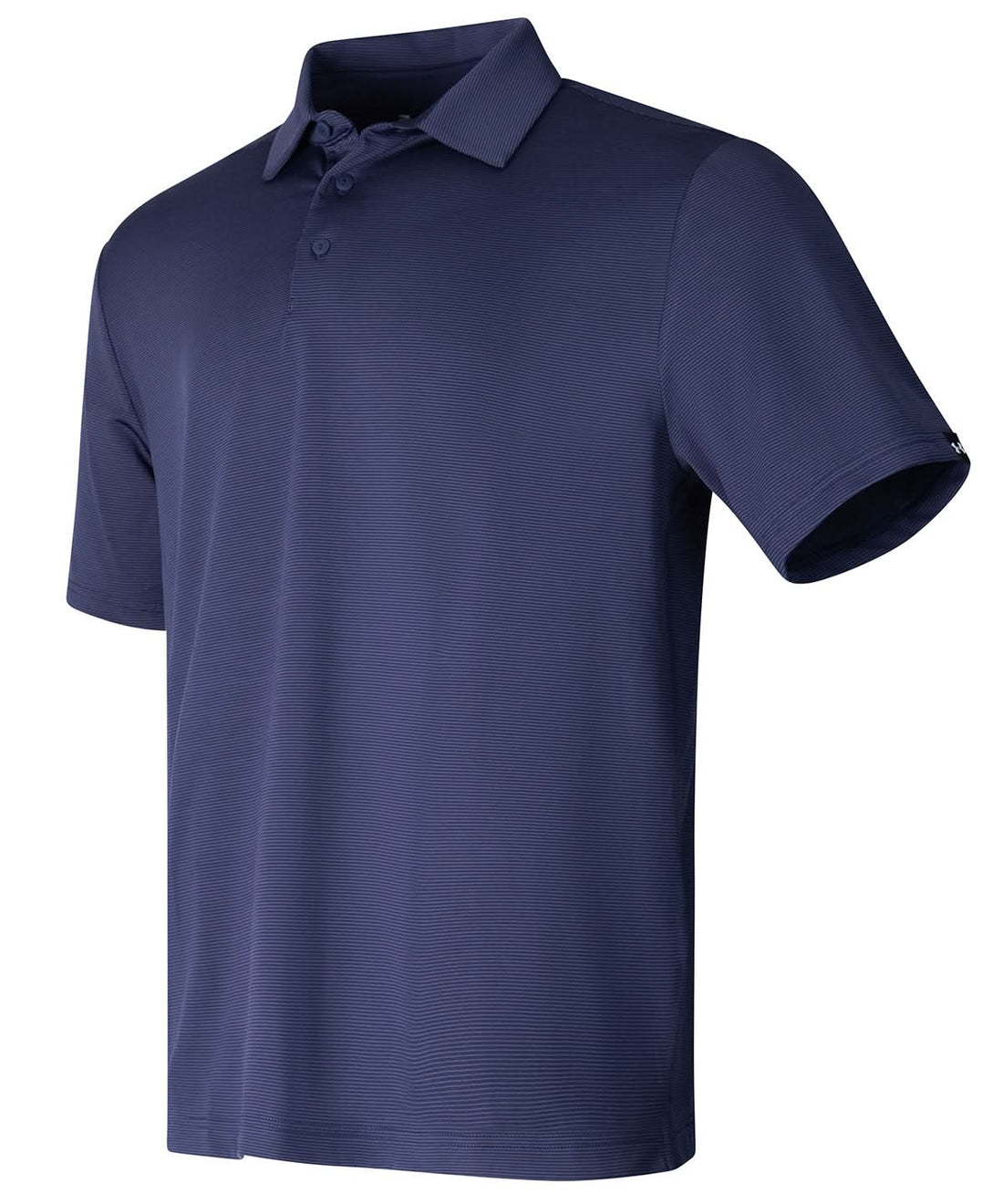 Under Armour Golf Playoff 30 Stripe Polo Lb Microstripe UG002 - Midnight Navy White Midnight Navy - Customisable Polos
