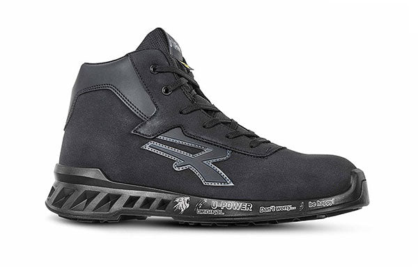 Upower Upower Parker Light Safety Boot Esd - Black - Customisable Safety Boots