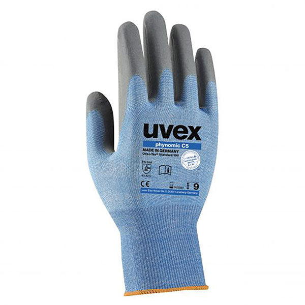 Uvex Uvex Phynomic C Glove - Blue 6 - Customisable Cut Resistant
