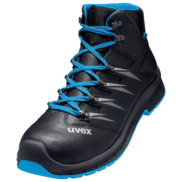 Uvex Uvex Trend Safety Boots - Black Blue - Customisable Safety Boots