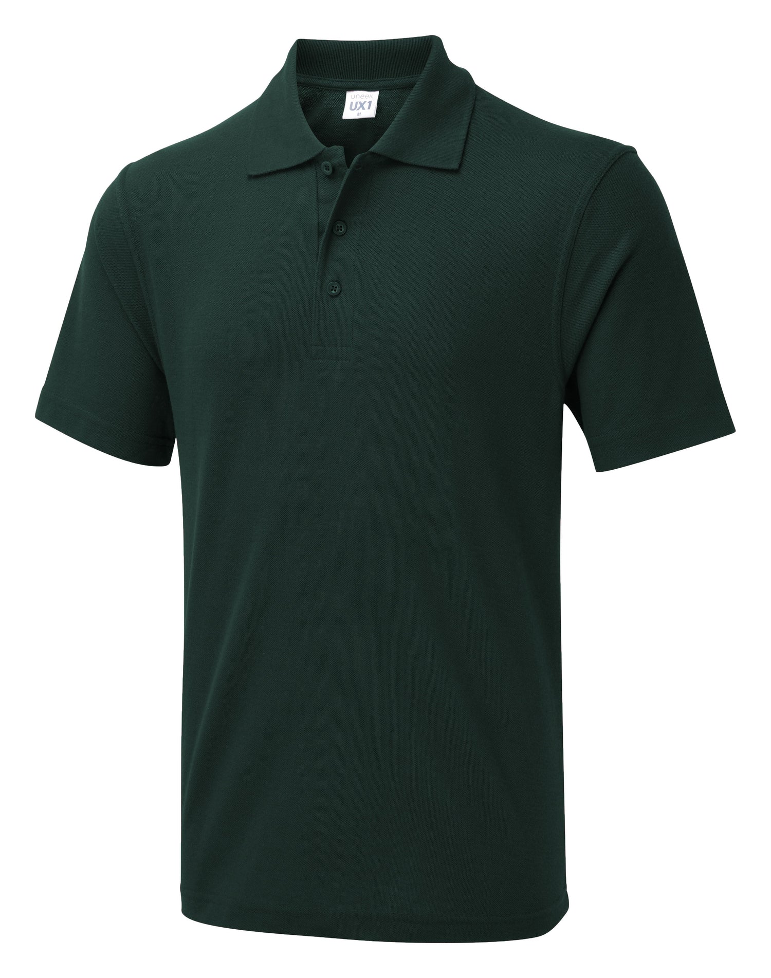 The UX Polo - UX1 - Bottle Green - Customisable Polos